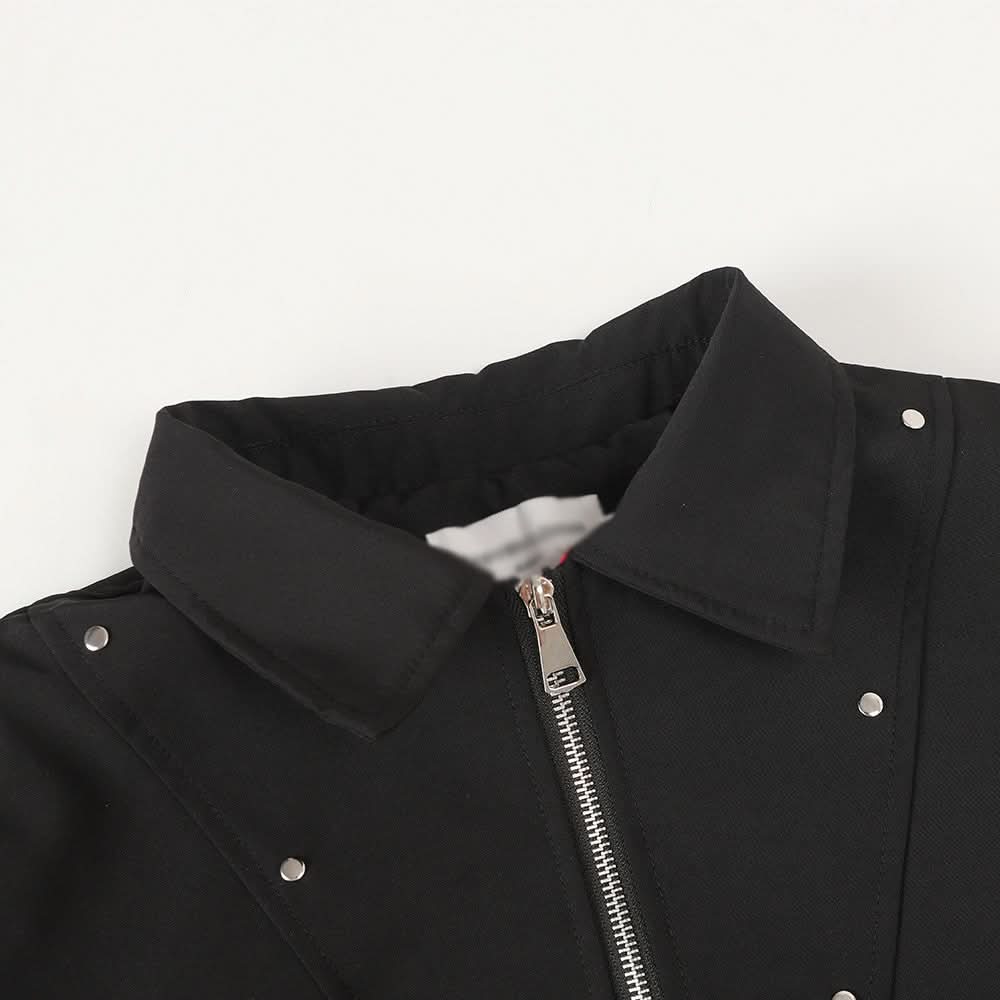 Workwear-Jacke mit lockerem Kragen