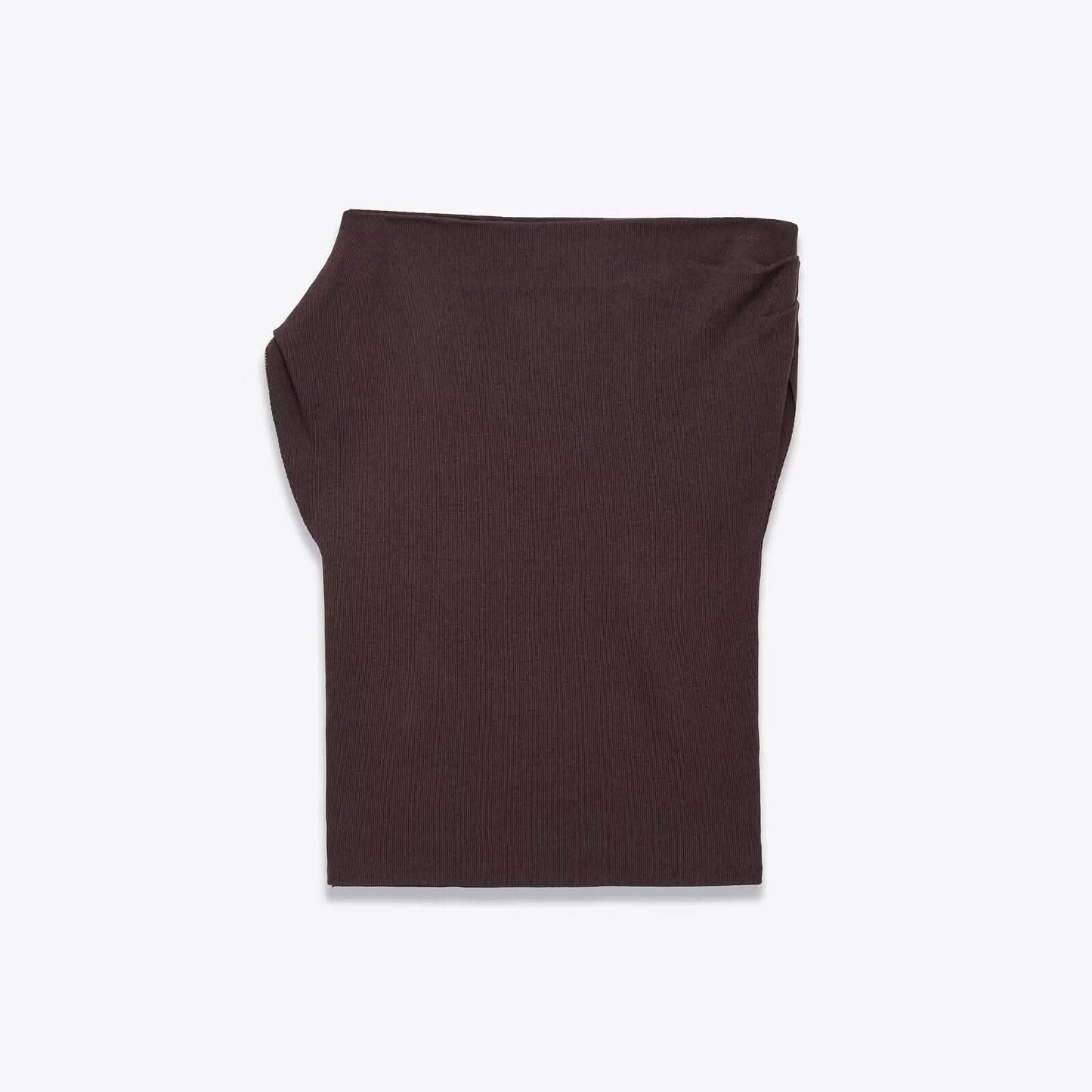 Vielseitiges asymmetrisches Strickoberteil