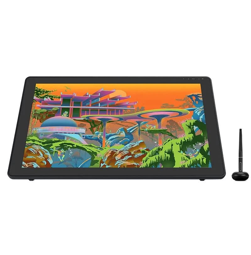 HUION Kamvas 22 Plus Graphic Pen Display Digital Art Painting Tablet QD Monitor 21.5 inch with Anti-glare Etched Glass 140%sRGB