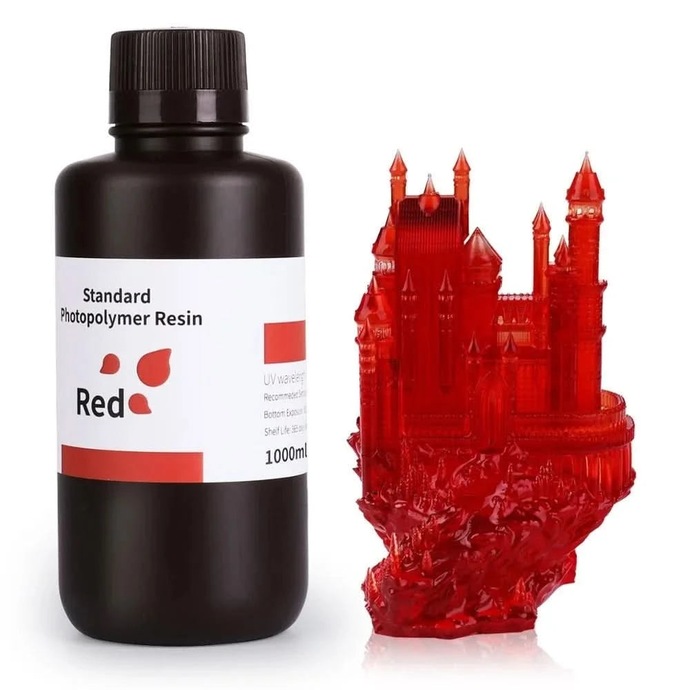 Elegoo 1KG/2KG/4KG UV Resin 2.0 For 3D Printer SATURN 3 ULTRA 3D Printing Material UV Resin Normal 1kg Liquid Bottle