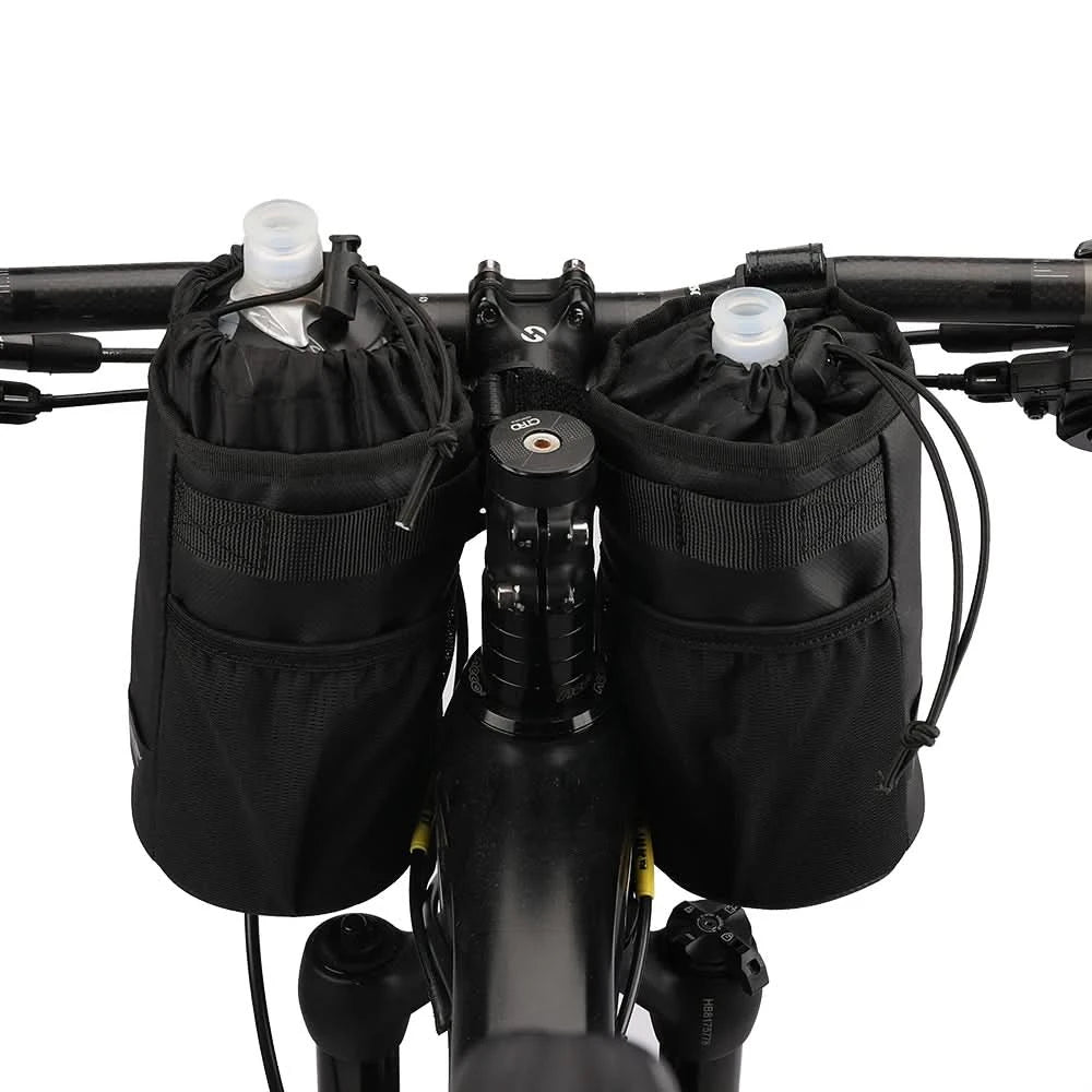 Rhinowalk Bicycle Bag Cycling Water Bottle Carrier Pouch MTB Bike Insulated Kettle Bag Riding Handlebar 1pc or 2pcs Accessories