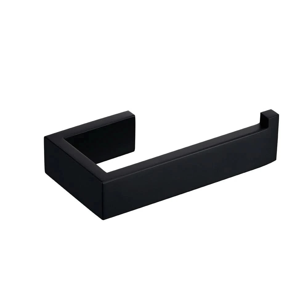 Stainless Steel Black Wall Mounted Screw Hook Paper Holder Towel/ Tissue Holder Towel Bar Bathroom Accessories