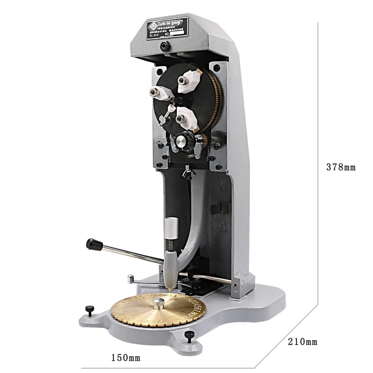 NIUPIKA Ring Inside Engraving Machine Standard Letter Block Dial Plotter Gold Silver Jewelry DIY Tools Engraving Machine