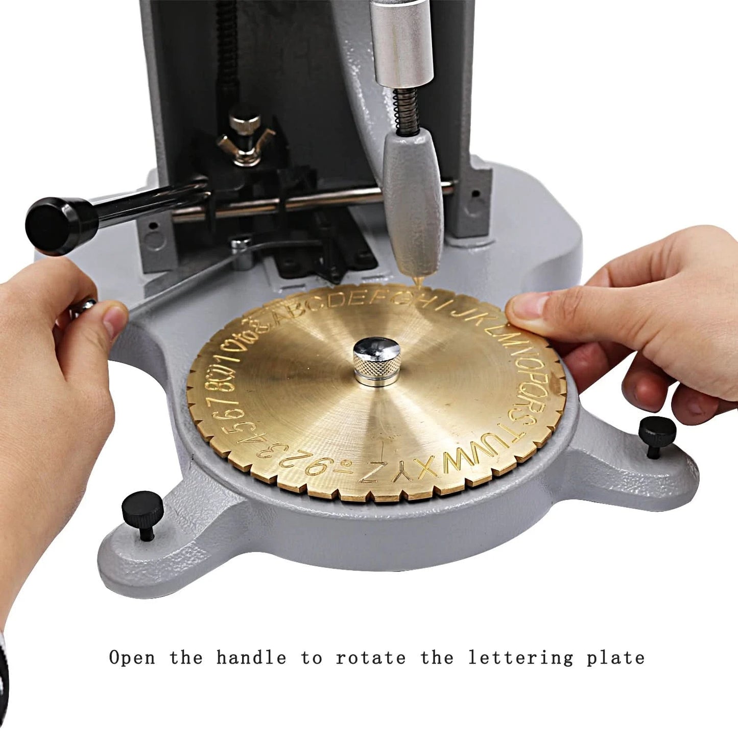 NIUPIKA Ring Inside Engraving Machine Standard Letter Block Dial Plotter Gold Silver Jewelry DIY Tools Engraving Machine