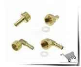 Tee Y 3 4 Way Brass Hose Connector Splicer Barb Pipe Fitting 4 6 8 10 12 19mm 25mm Tail Pneumatic Air Water Hose Coupler Adapter