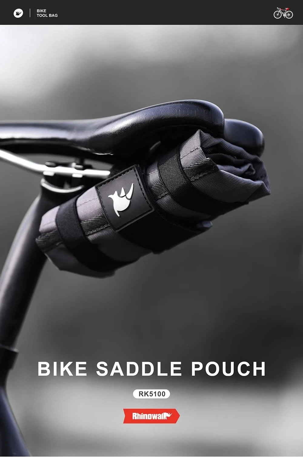 Rhinowalk Bicycle Bag Cycling Water Bottle Carrier Pouch MTB Bike Insulated Kettle Bag Riding Handlebar 1pc or 2pcs Accessories