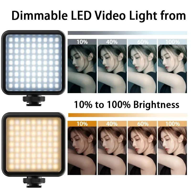 Ulanzi VIJIM VL81 VL200 3200k-5600K Dimmable Mini LED Video Light for Smartphone SLR Camera Rechargable Vlog 3000mAh Fill Light