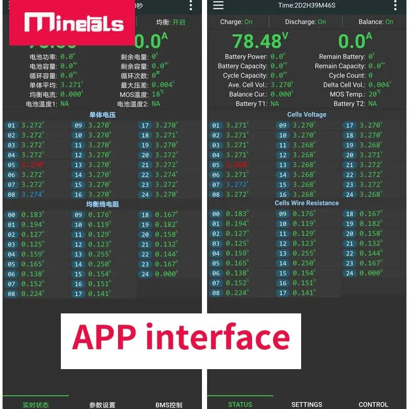 Jikong JK BMS 4S 5S 6S 7S 8S 200A Smart BMS 2A Active Balance Energy Transfer Built-in Bluetooth APP Support LCD 12V 24V 3S BMS