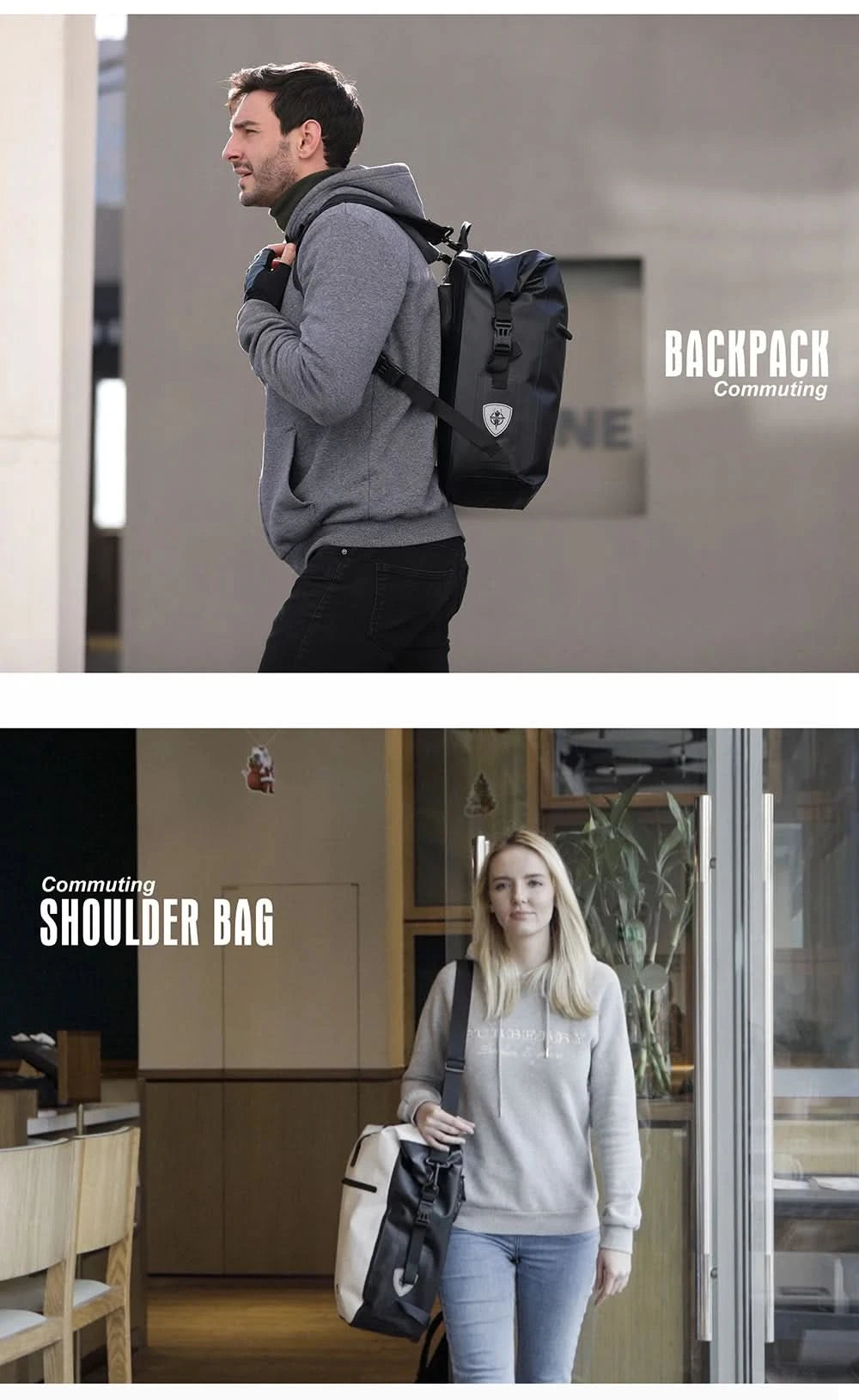 Rhinowalk Bicycle bag&Pannier 100% Fully Waterproof 27L Big Bike Bag capacity Multifunctional Rear Rack Pannier Bag Cycling Bags