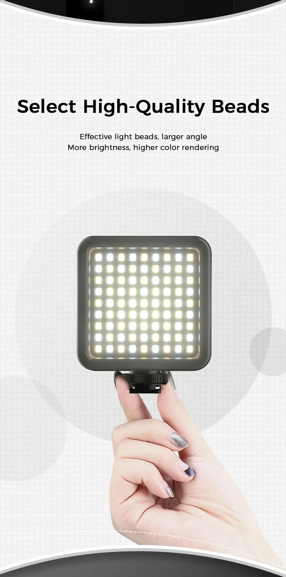 Ulanzi VIJIM VL81 VL200 3200k-5600K Dimmable Mini LED Video Light for Smartphone SLR Camera Rechargable Vlog 3000mAh Fill Light