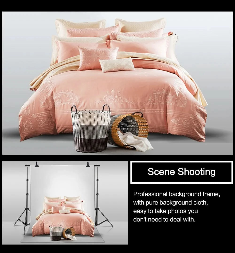 SH Photography Background Backdrop Stand Support Picture Canvas Frame System Kit With Carry Case For Muslin Photo Video Studio