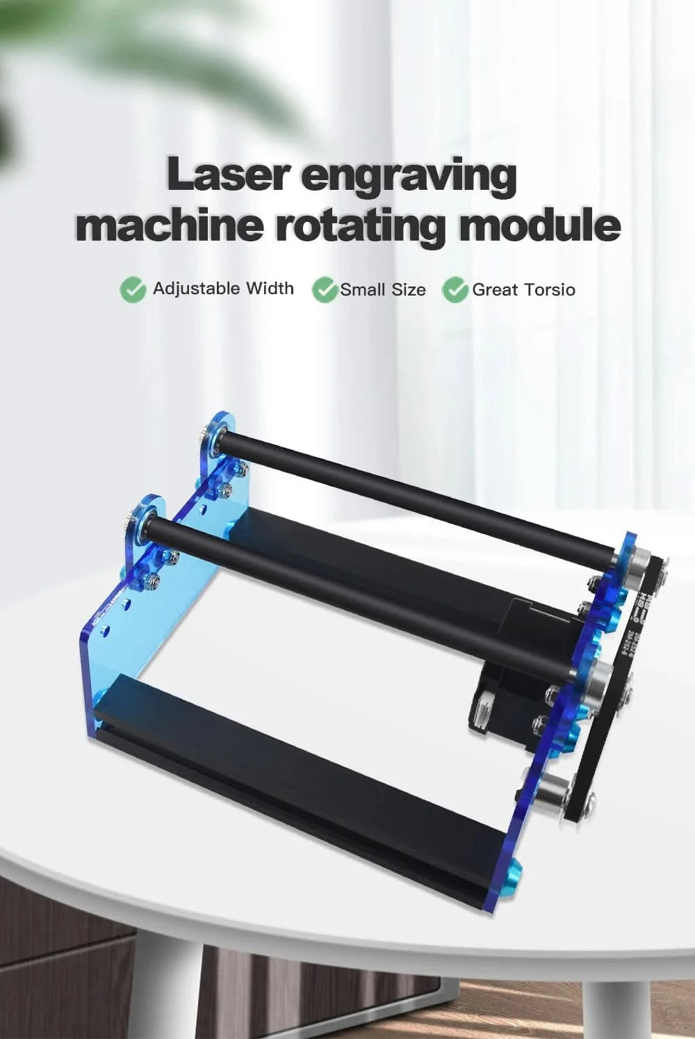 CNC Laser Engraving Machine 3D Printer Y-axis Rotary Roller Engraving Module for TTS TT-5.5S Engraving Cylindrical Objects Cans