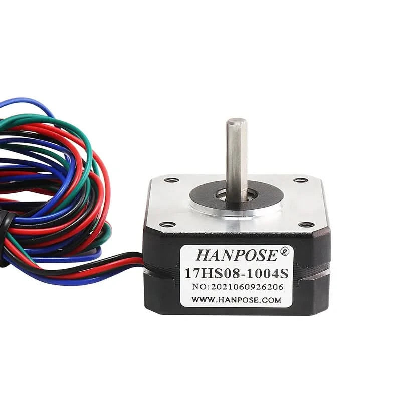 HANPOSE Nema17 stepper motor, torque 78 oz-in (52 N-cm), current 1.8 A. Models 17HS8401 17HS 2408 17HS3401S 17HS4401S 17HS6401S