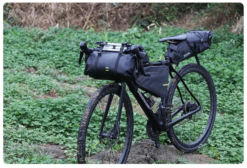 Rhinowalk Bicycle Bag Handlebar Bag Waterproof  Front Tube Cycling Bag MTB Multifunction Portable 12L MTB Road Handlebar Bag