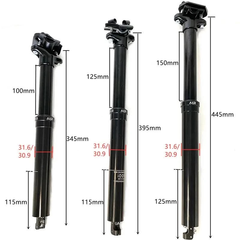 KS EXA 900I Wire Control Hydraulic Seat Tube MTB Seatpost 30.9/31.6mm Cable Remote Internal Routing Dropper