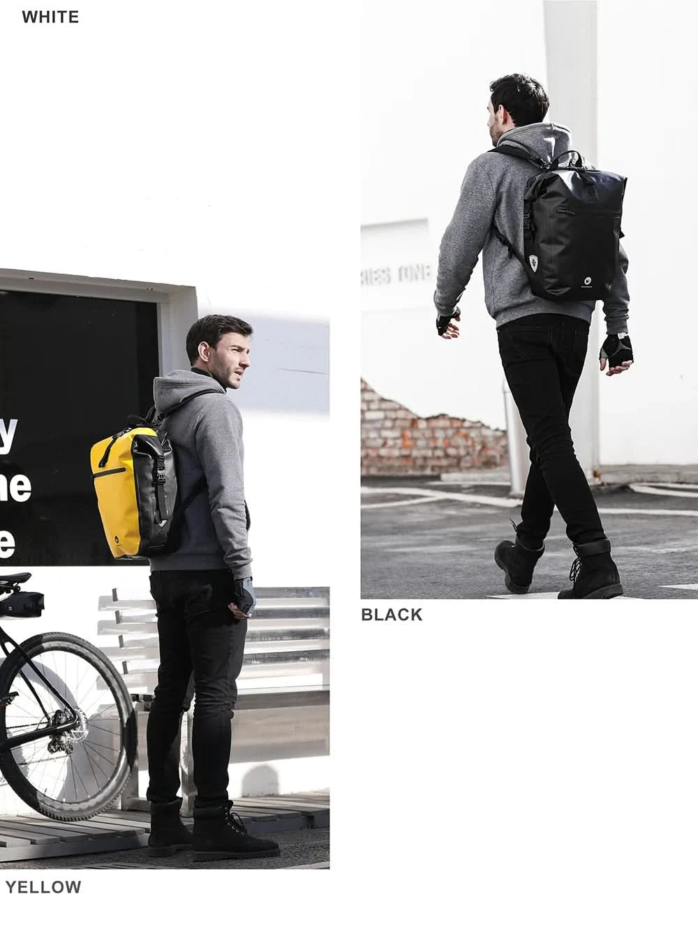 Rhinowalk Bicycle bag&Pannier 100% Fully Waterproof 27L Big Bike Bag capacity Multifunctional Rear Rack Pannier Bag Cycling Bags