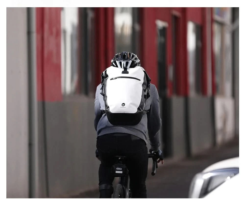 Rhinowalk Bicycle bag&Pannier 100% Fully Waterproof 27L Big Bike Bag capacity Multifunctional Rear Rack Pannier Bag Cycling Bags