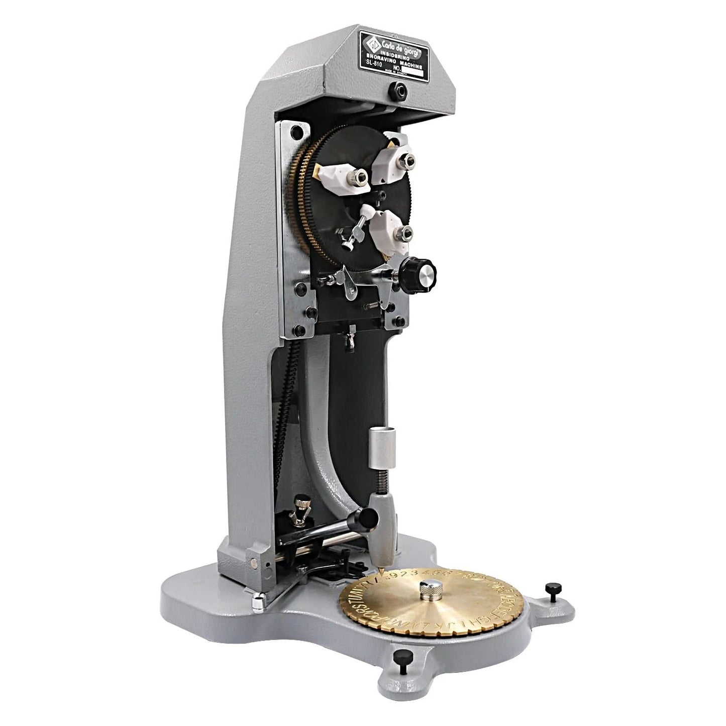 NIUPIKA Ring Inside Engraving Machine Standard Letter Block Dial Plotter Gold Silver Jewelry DIY Tools Engraving Machine