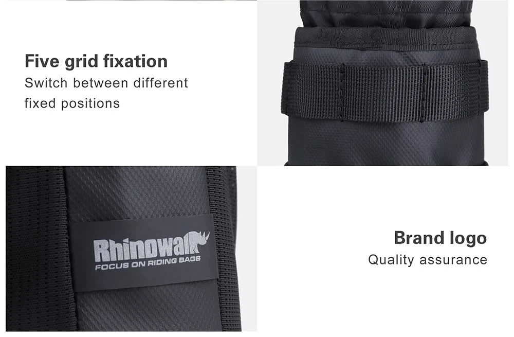 Rhinowalk Bicycle Bag Cycling Water Bottle Carrier Pouch MTB Bike Insulated Kettle Bag Riding Handlebar 1pc or 2pcs Accessories