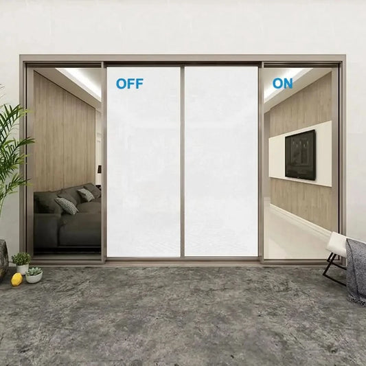 Smart Glass Privacy Window Electric Switchable Smart Glass PDLC Film Smart Film Sample