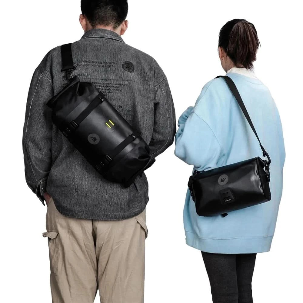 Rhinowalk Bicycle Bag Handlebar Bag Waterproof  Front Tube Cycling Bag MTB Multifunction Portable 12L MTB Road Handlebar Bag