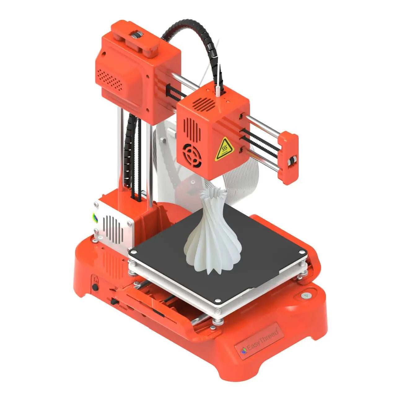 EasyThreed K7 3D Mini Printer 100x100x100mm No Heated Bed One-Key Printe with TF Card PLA Filament Simple Small Printing Machine
