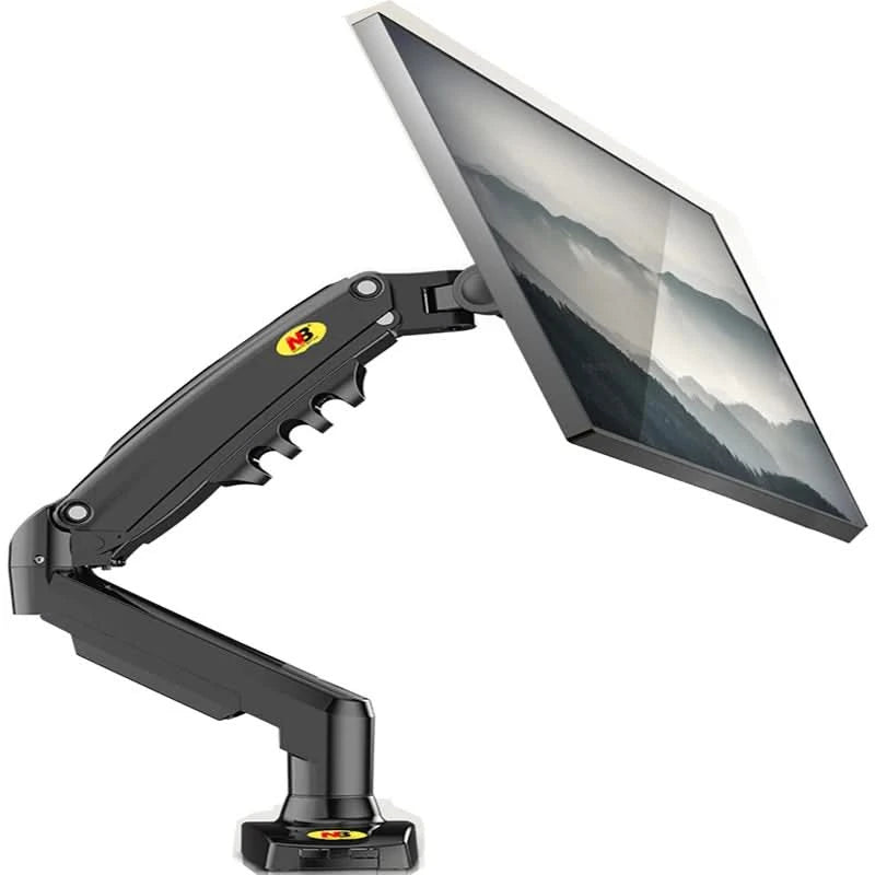 F80 Gas Spring 17-30 inch Desktop LED LCD Monitor Mount Holder Arm Ergonomic Gas Strut Flexi Mount Load 2~9kgs