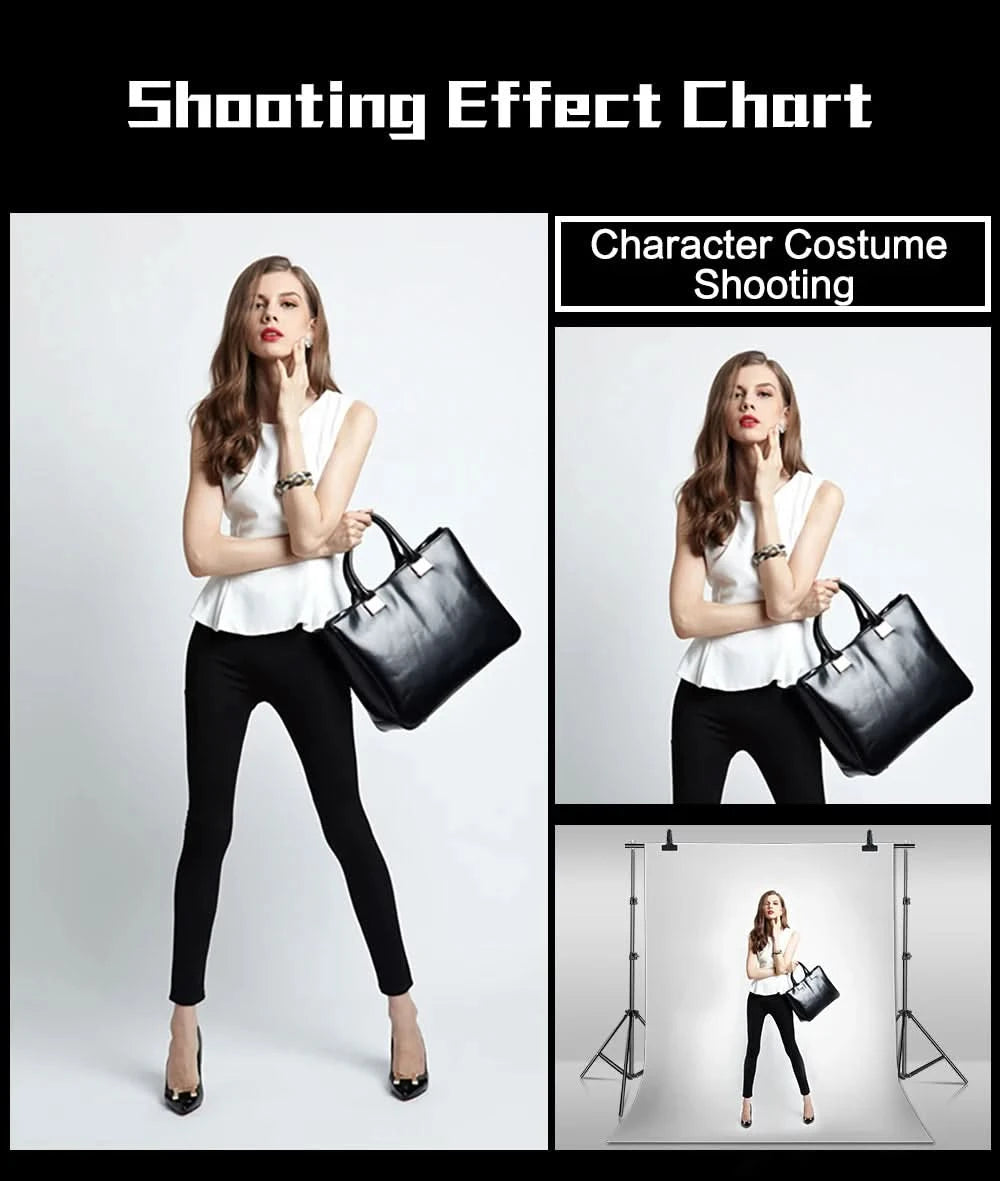 SH Photography Background Backdrop Stand Support Picture Canvas Frame System Kit With Carry Case For Muslin Photo Video Studio
