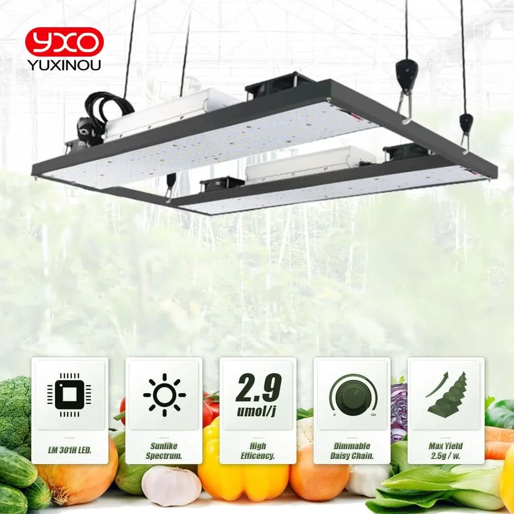 LM301H LED Grow Light V3 Board With Meanwell Driver 240W 480W 720W 3000K/3500K 660NM UV IR Growbox For Plants Veg Bloom