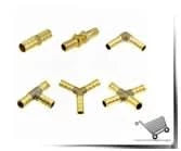 Reverse Osmosis Quick Coupling 1/4 3/8 Hose Connection Tee Y Connector 2 Way Equal Elbow Straight RO Water Plastic Pipe Fitting