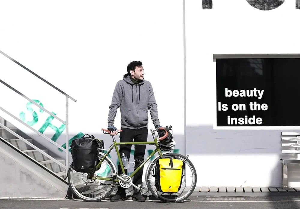Rhinowalk Bicycle bag&Pannier 100% Fully Waterproof 27L Big Bike Bag capacity Multifunctional Rear Rack Pannier Bag Cycling Bags