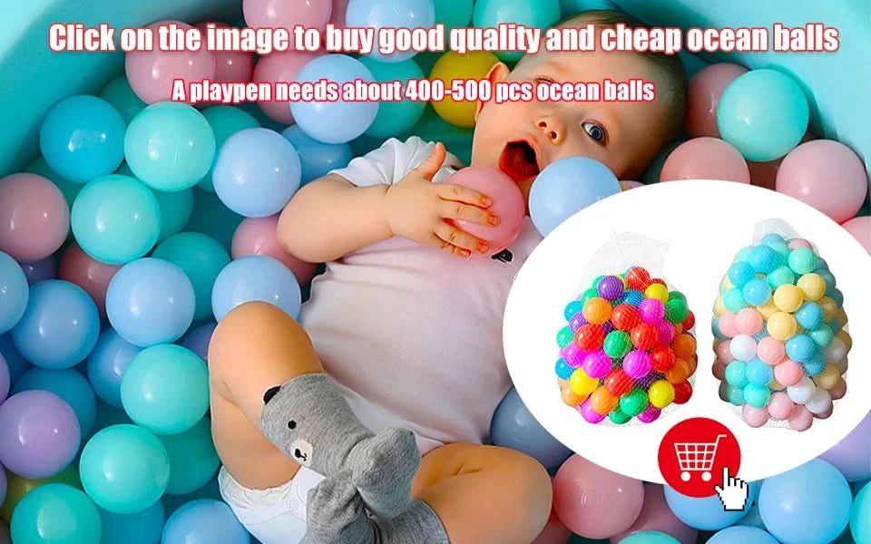 IMBABY-Parque Infantil Grande para Crianças, Cercadinhos De Bebê, Cercadinho Dos Desenhos Animados, Cerca De Atividade De Basque