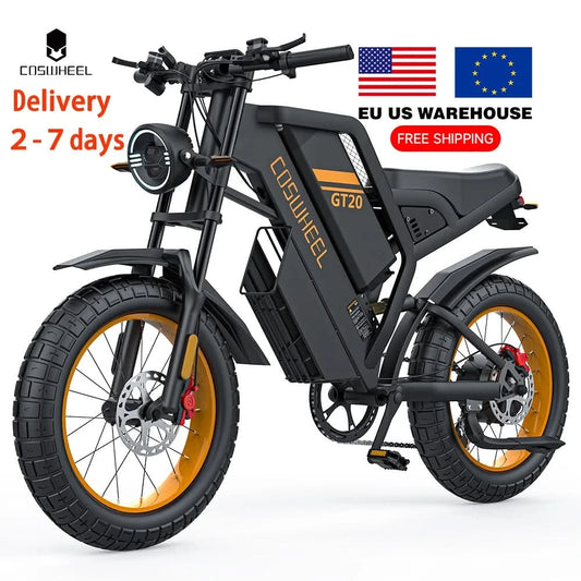 Beliebteste Fatbike Elektrofahrrad Neues Modell GT20 48V 1500W Ebike 25AH Super Power Bike Elektro-Mountainbike E Dirt Bike
