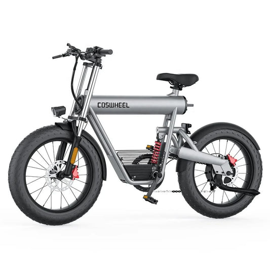 COSWHEEL T20 20AH Ultralanglebiger Lithium-Akku Hohe Kapazität Essenslieferung Elektro-Citybike 50 km/h Langstrecke für Erwachsene