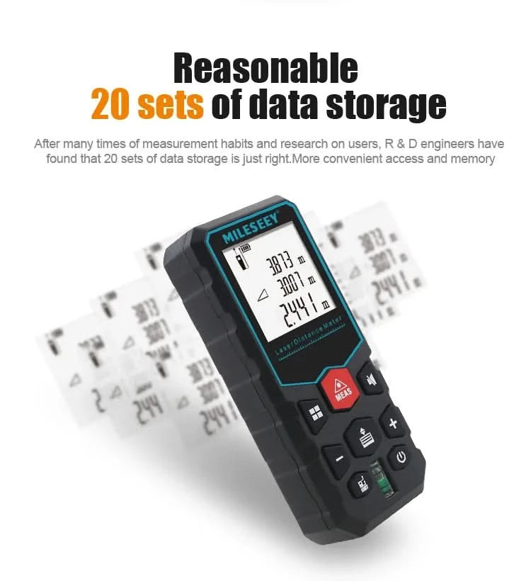 Mileseey X5 S6 Laser Tape Measure Laser Profesional Laser Distance Meter Trena Rangefinder Laser Metro Laser Range Finder