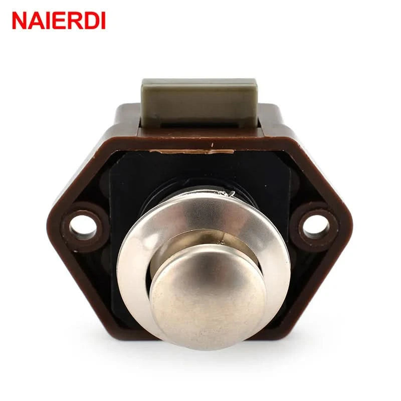 10 STÜCK NAIERDI Wohnmobil-Druckschloss 20mm/26mm Wohnwagen Boot Wohnmobil Schrank Schubladenverriegelung Knöpfe für Möbelbeschläge