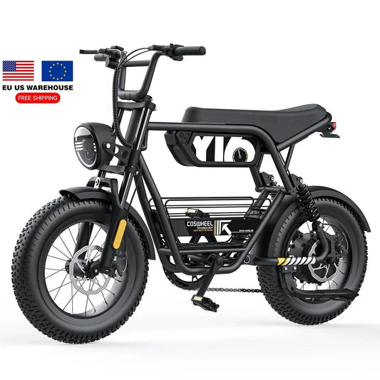 COSWHEEL Y16 750W 1000W Elektrofahrrad EU US Lager Dropshipping Fat Tyre Bike Cycle E-Bike Preis