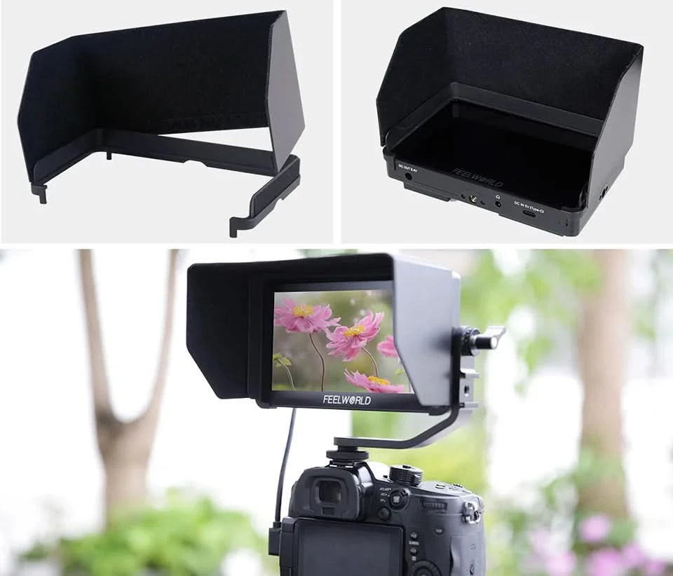 FEELWORLD F5 Pro V4 6 Inch on DSLR Camera Field Monitor Touch Screen 3D LUT FHD1920 1080 4K HDMI Video Focus Assist for Gimbal