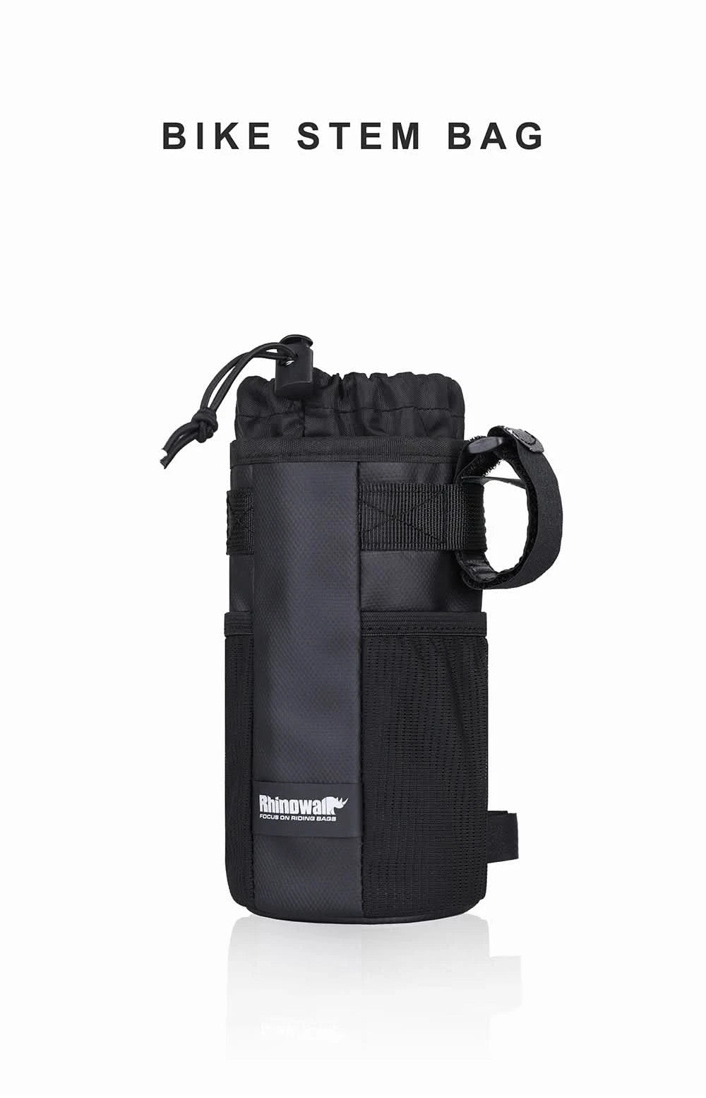 Rhinowalk Bicycle Bag Cycling Water Bottle Carrier Pouch MTB Bike Insulated Kettle Bag Riding Handlebar 1pc or 2pcs Accessories
