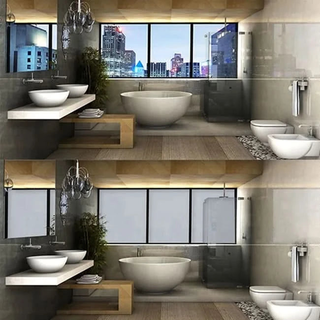 Smart Glass Privacy Window Electric Switchable Smart Glass PDLC Film Smart Film Sample