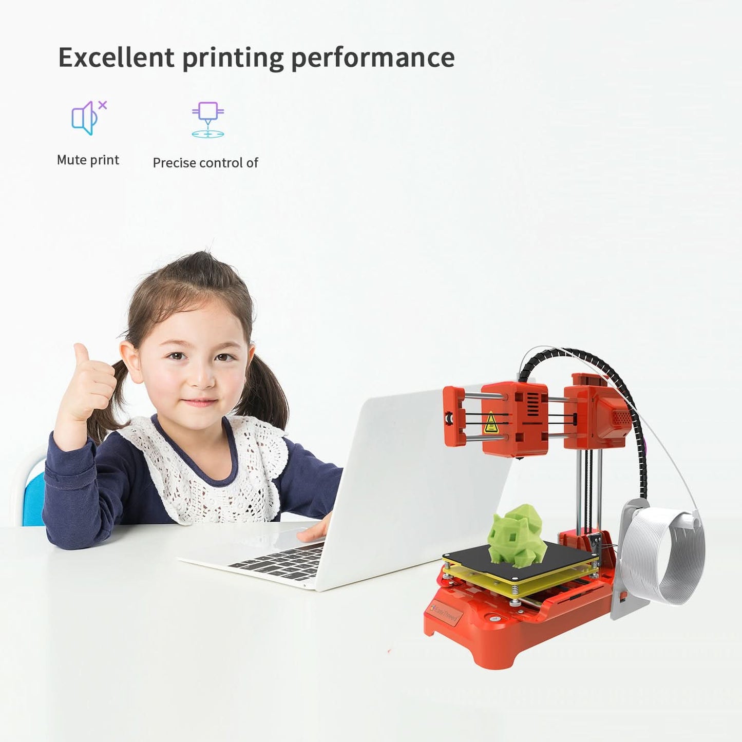 Easythreed Mini 3D Printer K9 Easy Use One-click Print Mainboard Magnetic Build Platform Desktop Printer K7 Beginner Kids Gift