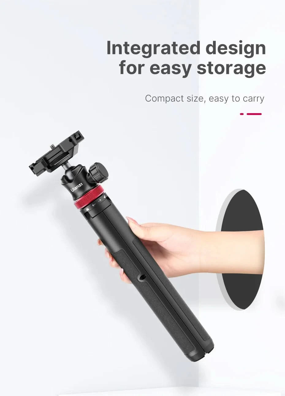 Ulanzi MT-44 Extendable Vlog Livebroadcast Tripod Stand with Phone Mount Holder 42Inch for DSlR SLR Camera GoproSmartphone