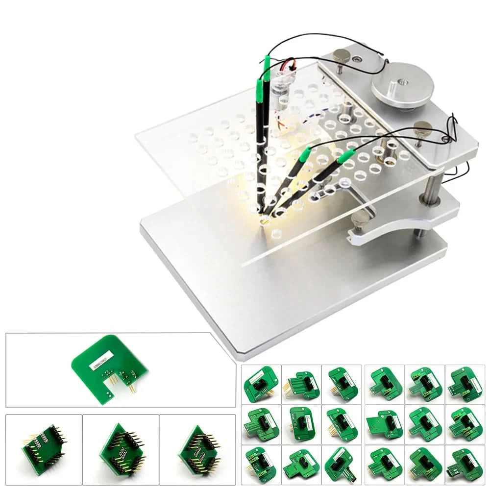 LED BDM FRAME Stainless Steel With 4 Probe Pens 22PCS BDM Adapters For KTAG/KESS/Fgtech ECU Chip Tuning Programmer Tool