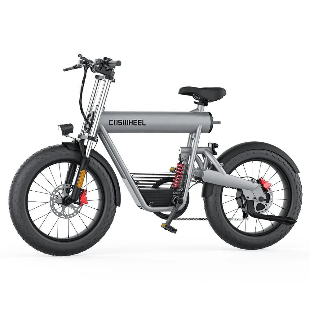 EU Stock COSWHEEL T20 Pro Multifunctional E Bike 1000W 1500W Mountain Road City Hybrid Bike 20*4 Inch Fat Tire Electric Bicycle