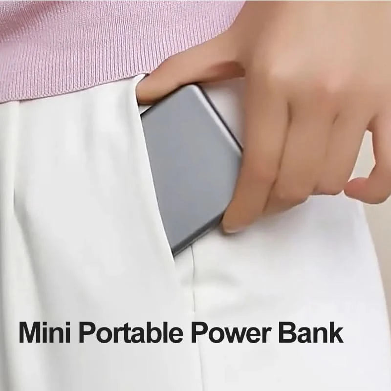 Portable 3 in 1 10000mAh Power Bank Magnetic Wireless Li-ion Polymer Battery Fast Charging PD20W Powerbank for iPhone Xiaomi