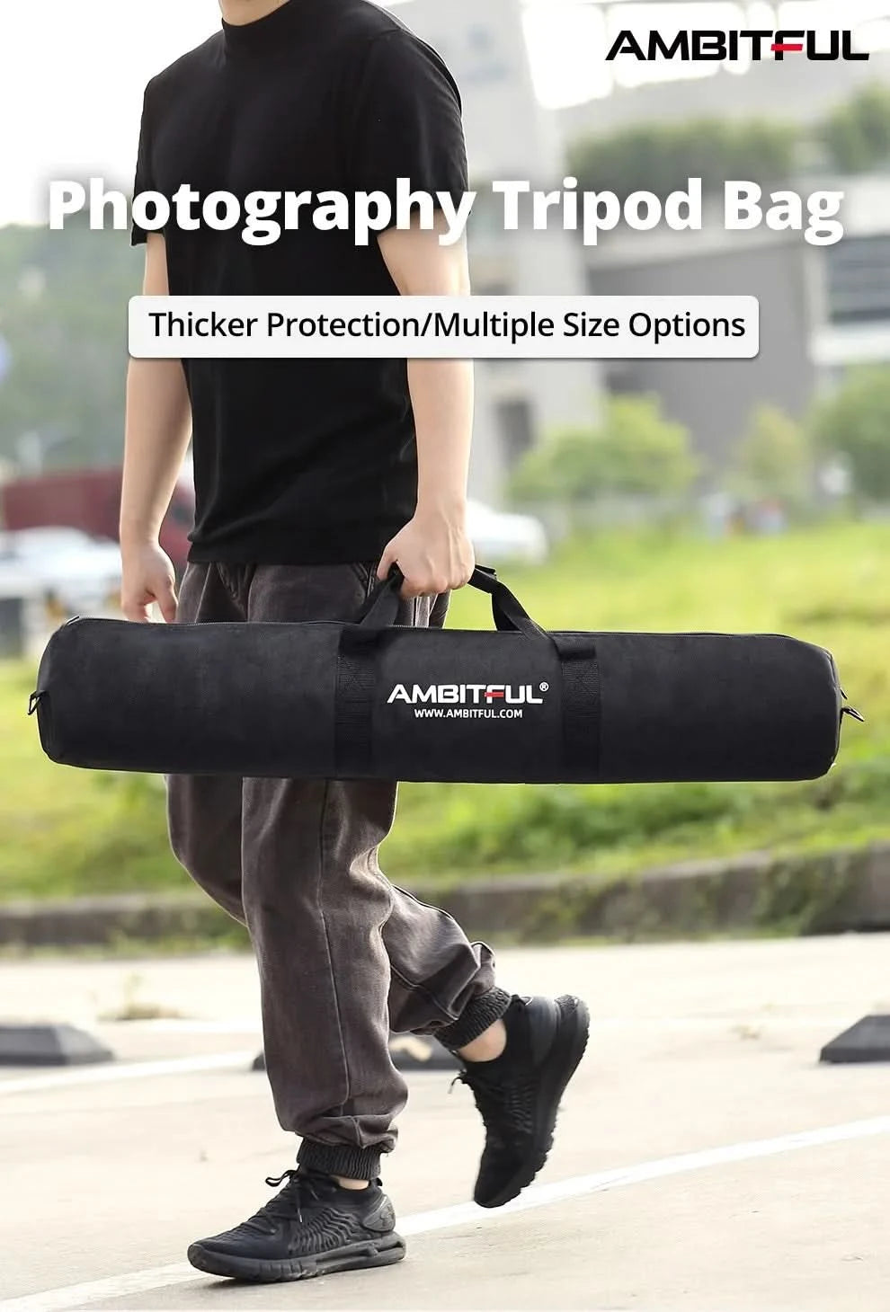 50cm - 125cm Padded Camera Monopod Tripod Carrying Bag Case Light Stand Carry Bag Umbrella Softbox Carrying Bag