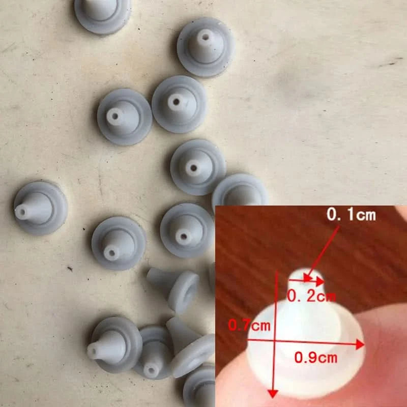 20pcs/lot Shower Accessories Shower Head Silicone Sprinkler Head Spout Top Spray Parts Parts Shower Silicone Water