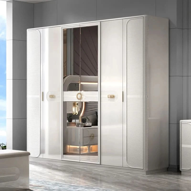 ！@Modern Leather Bedroom Furniture with Massage Function Bedroom Sets Luxury king Size Bed Room Furniture
