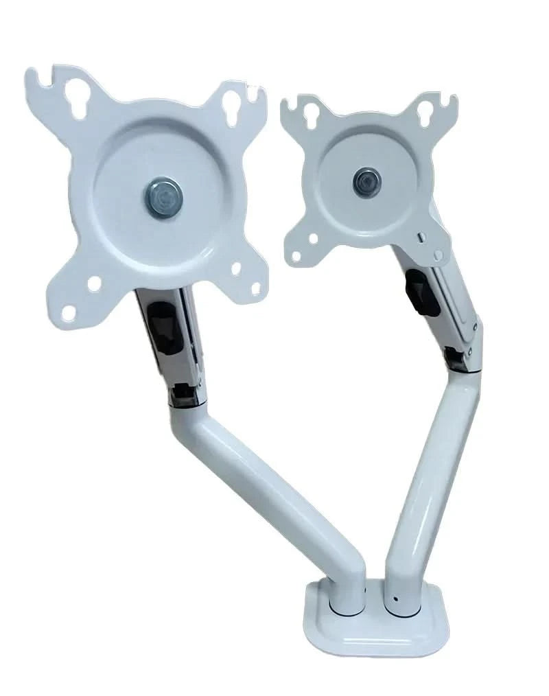 Hyvarwey G08-24 Dual Monitor Desktop Mount Bracket for 13 to 27-Inch LCD Screens Rotate & Tilt Adjust Two-Arm Desk Stand Support