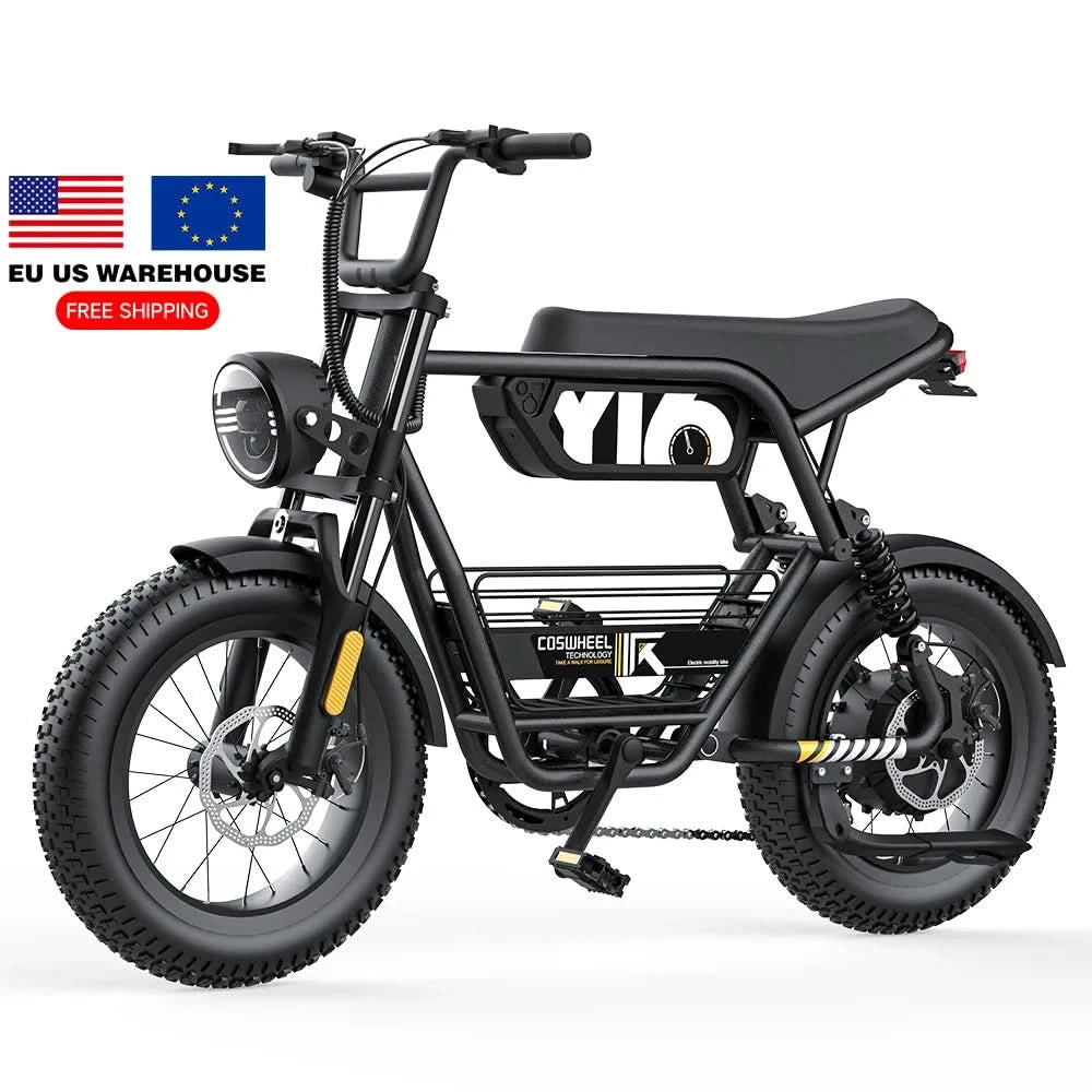 EU Stock COSWHEEL Y16 China Wholesale Cheap 16'' Rear Motor Electric Bike Wholesale E Bikes Us Wholesale Electric Fat Bike